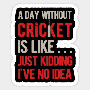 Cricket Fan Sticker